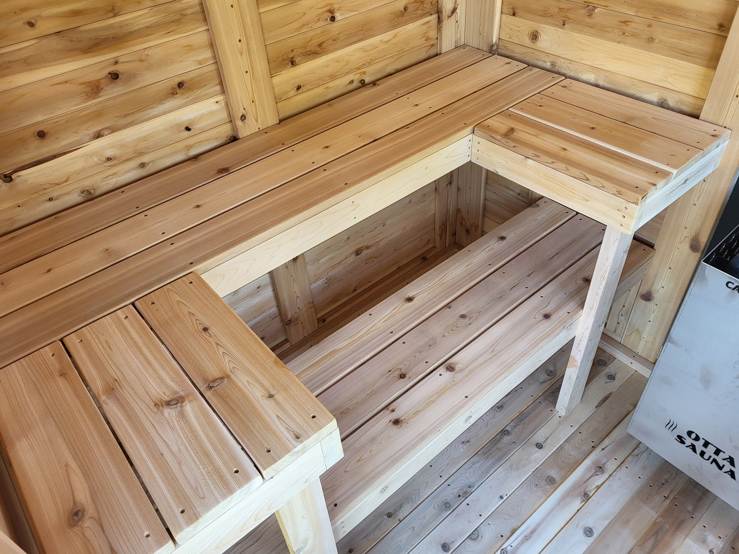 6' x 6' Finnish Cabin Sauna