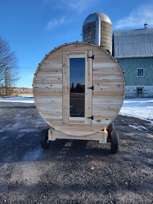 6' Barrel Sauna