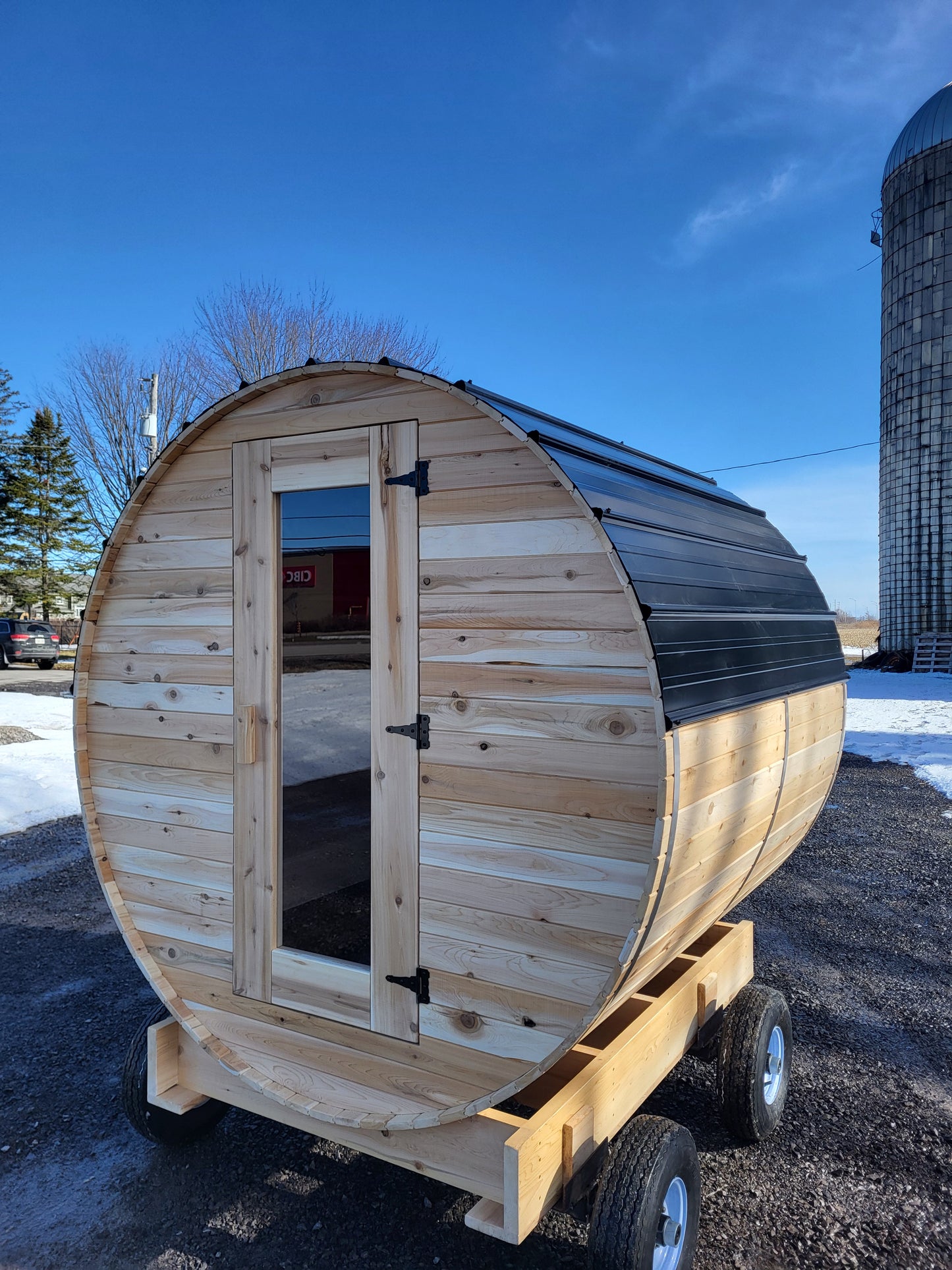 8' Barrel Sauna