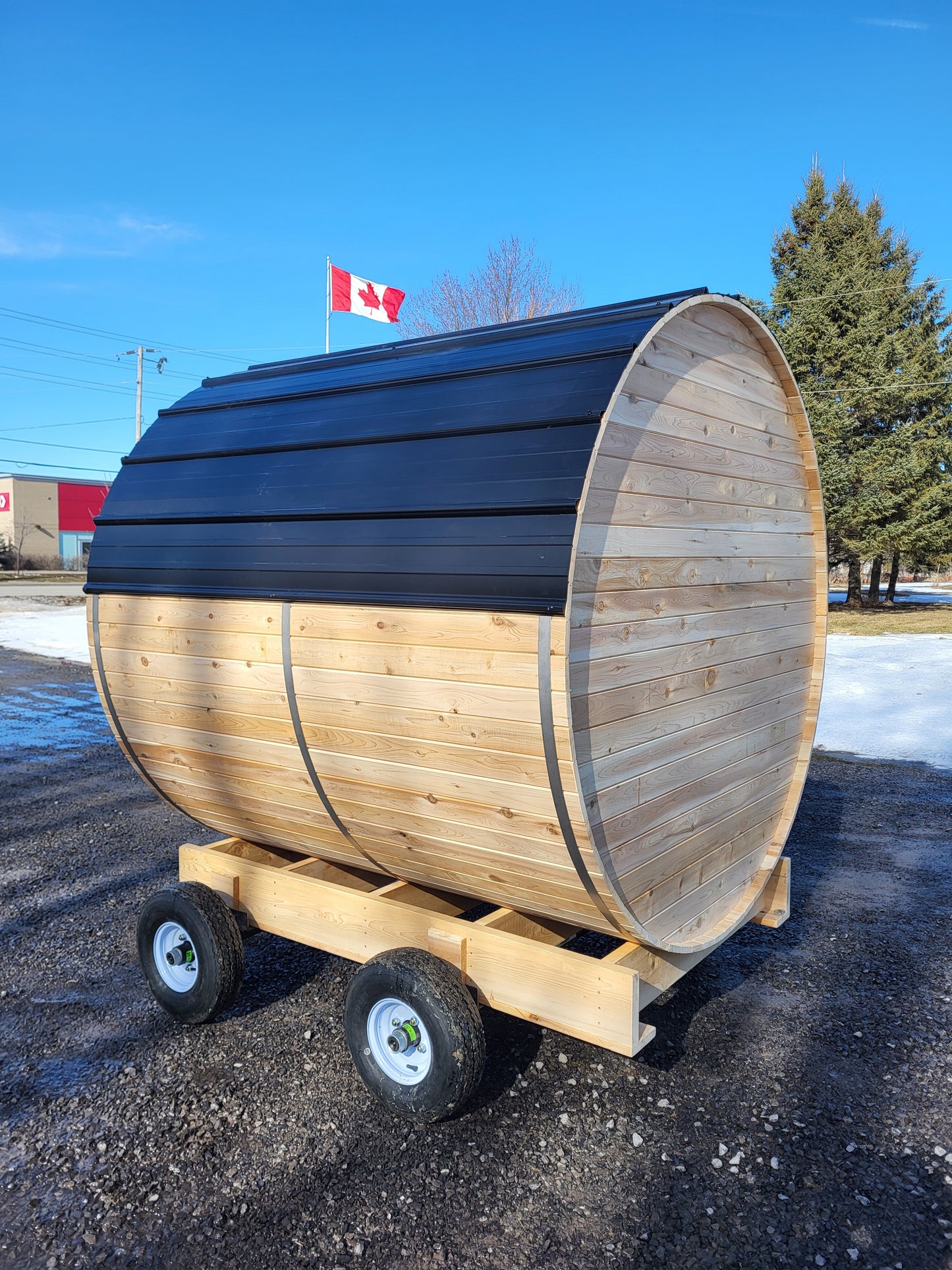 6' Barrel Sauna