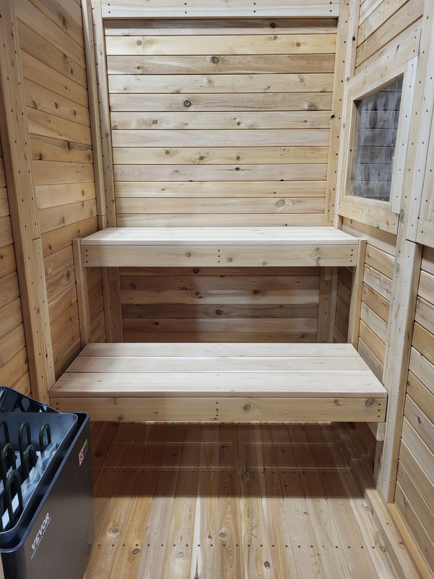 4' × 6' indoor sauna kit