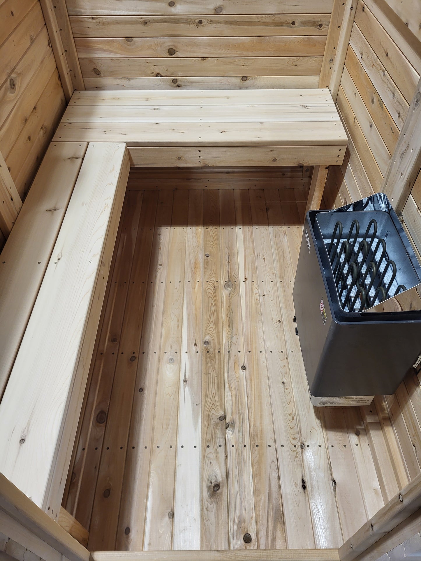 4' x 6' outdoor sauna kit