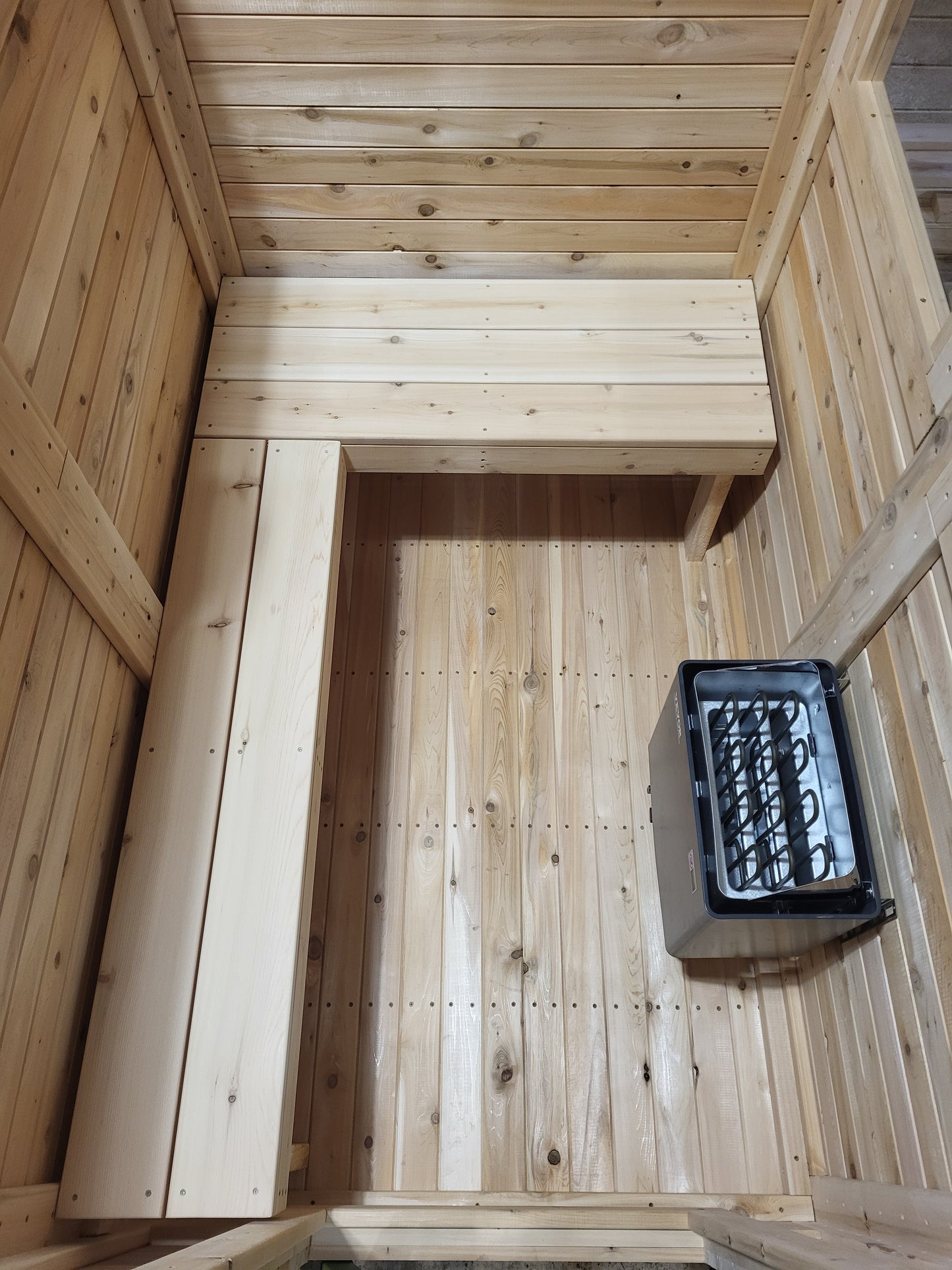 4' x 6' outdoor sauna kit