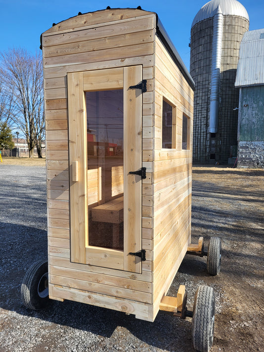 3' × 6' sauna - townhouse model