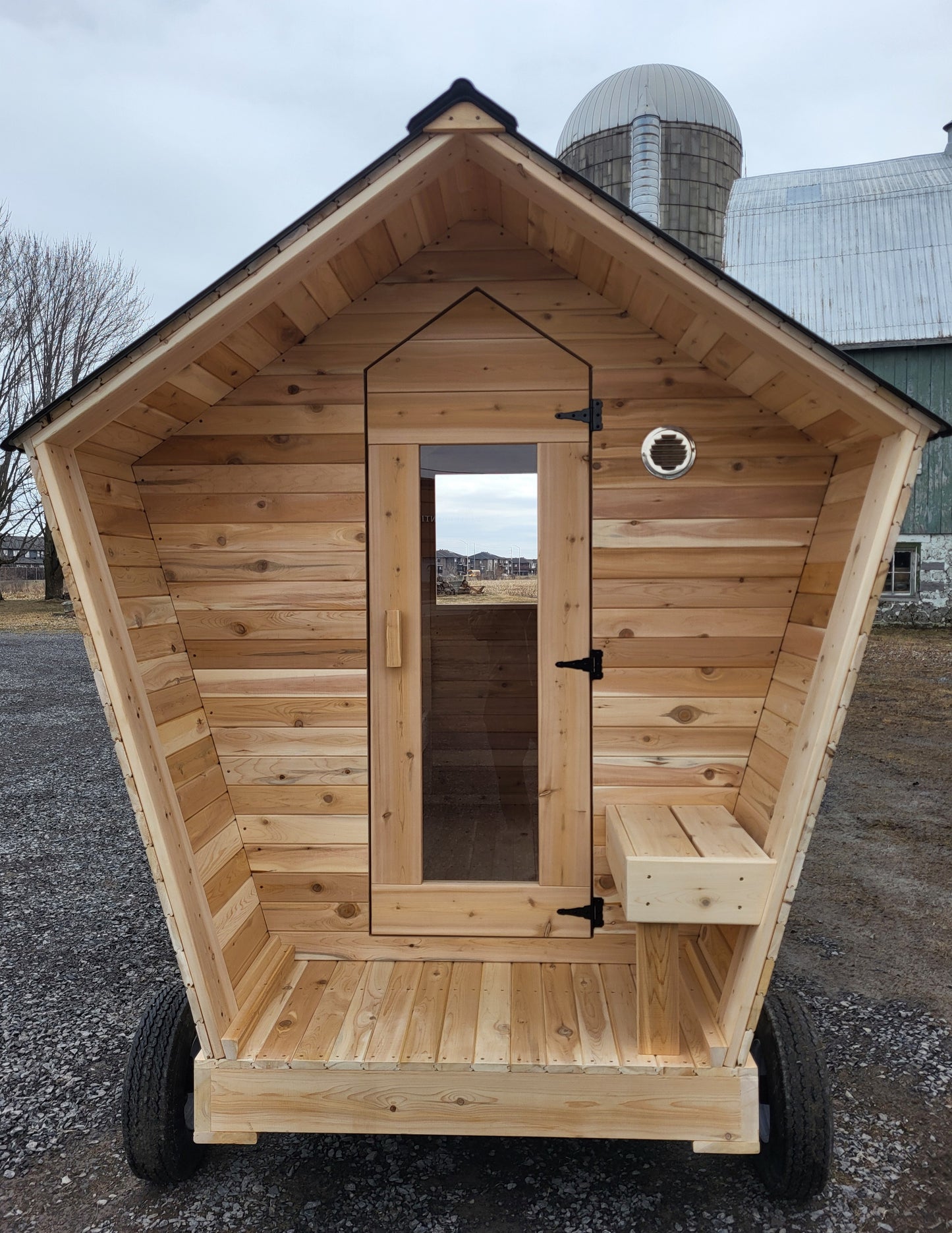 8' birdhouse sauna