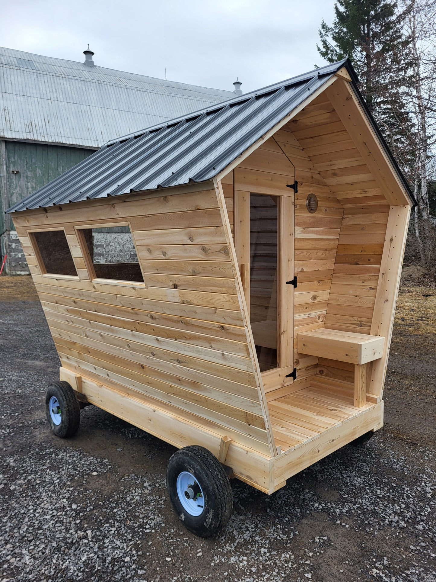 8' birdhouse sauna