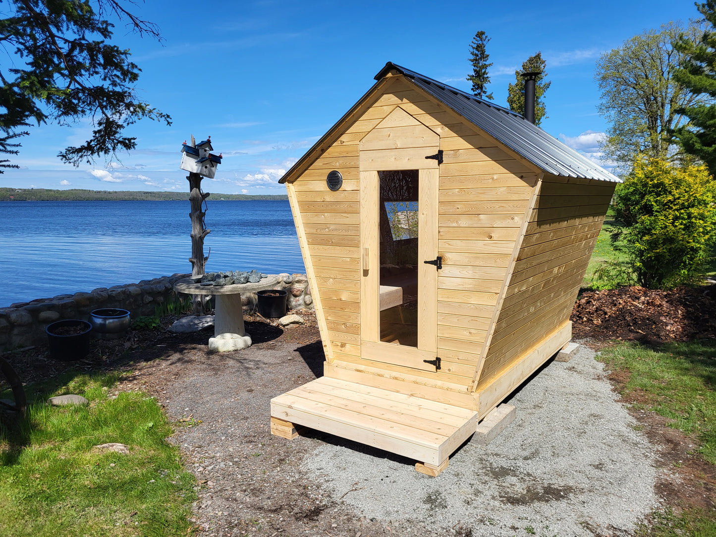 8' birdhouse sauna