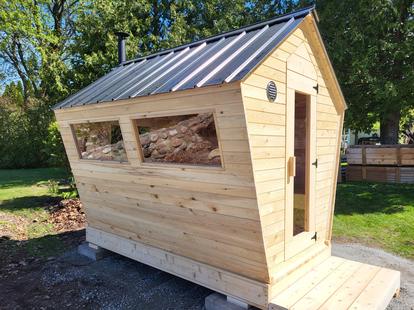 8' birdhouse sauna