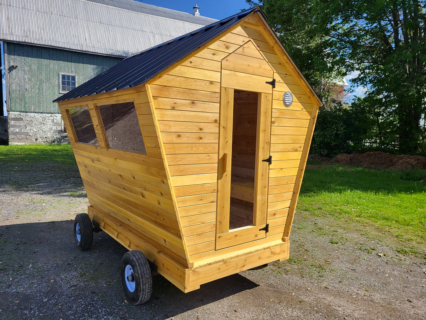 8' birdhouse sauna