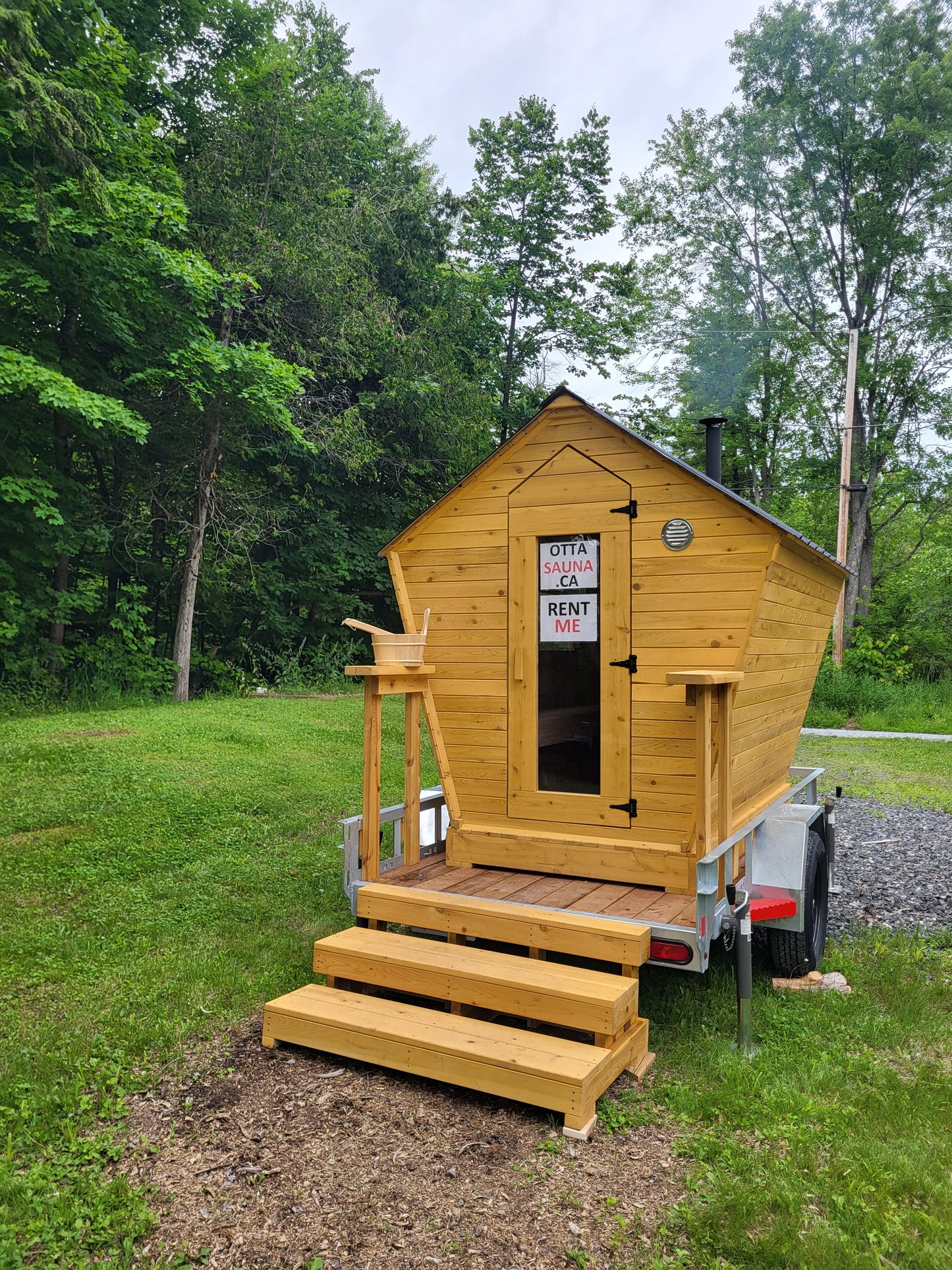 8' birdhouse sauna - for rent