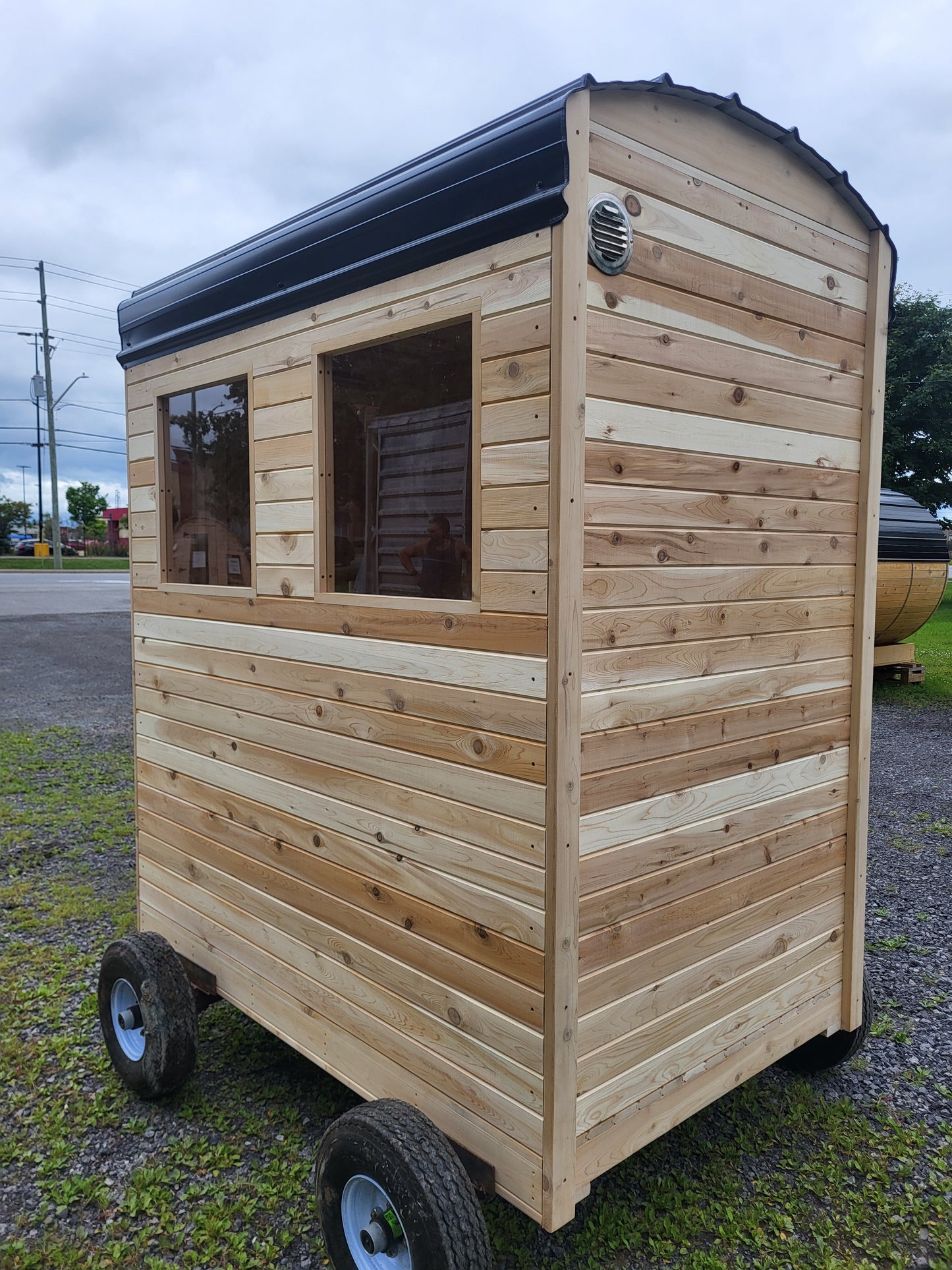 4' x 6' outdoor sauna kit