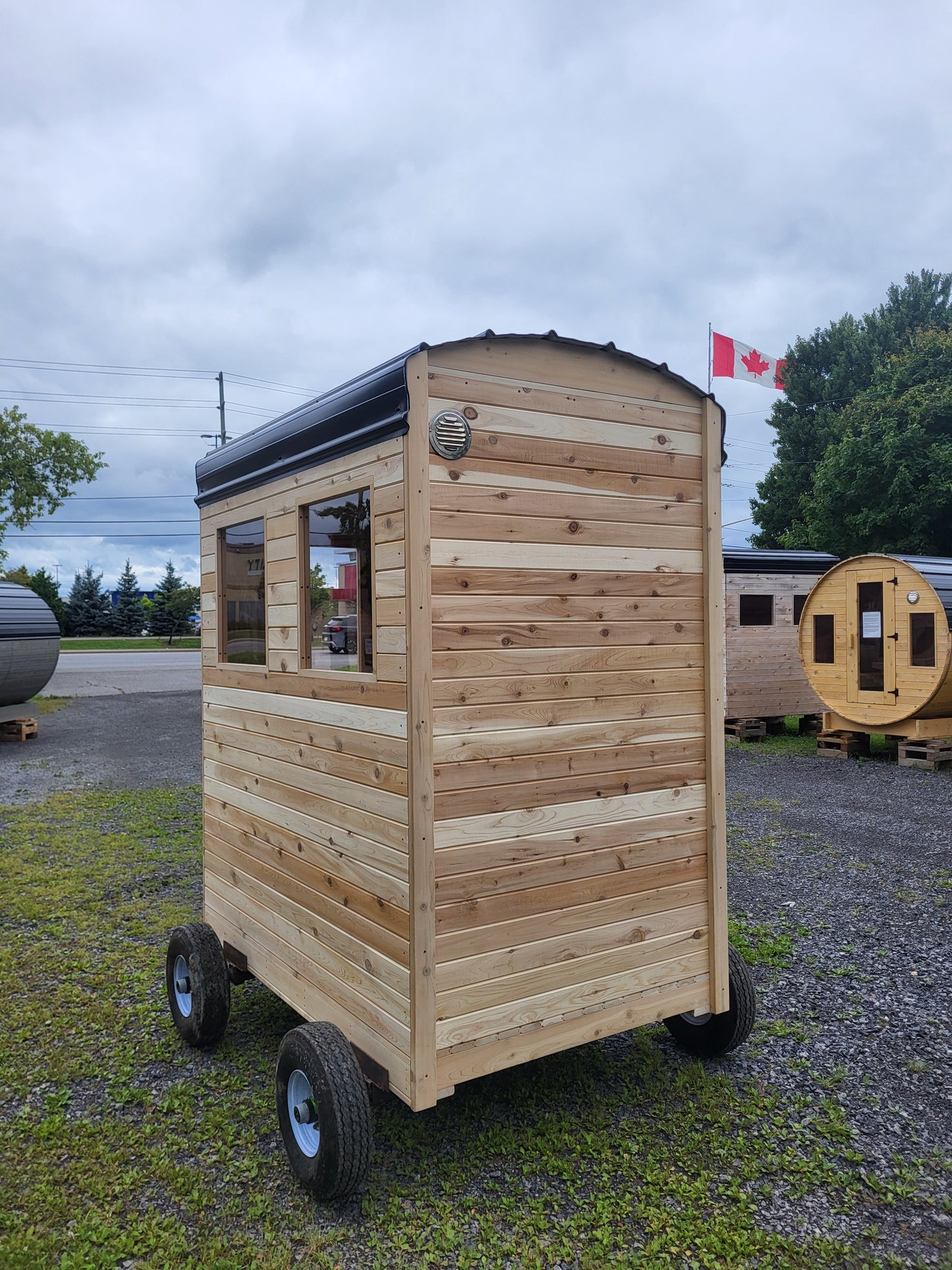 4' x 6' outdoor sauna kit