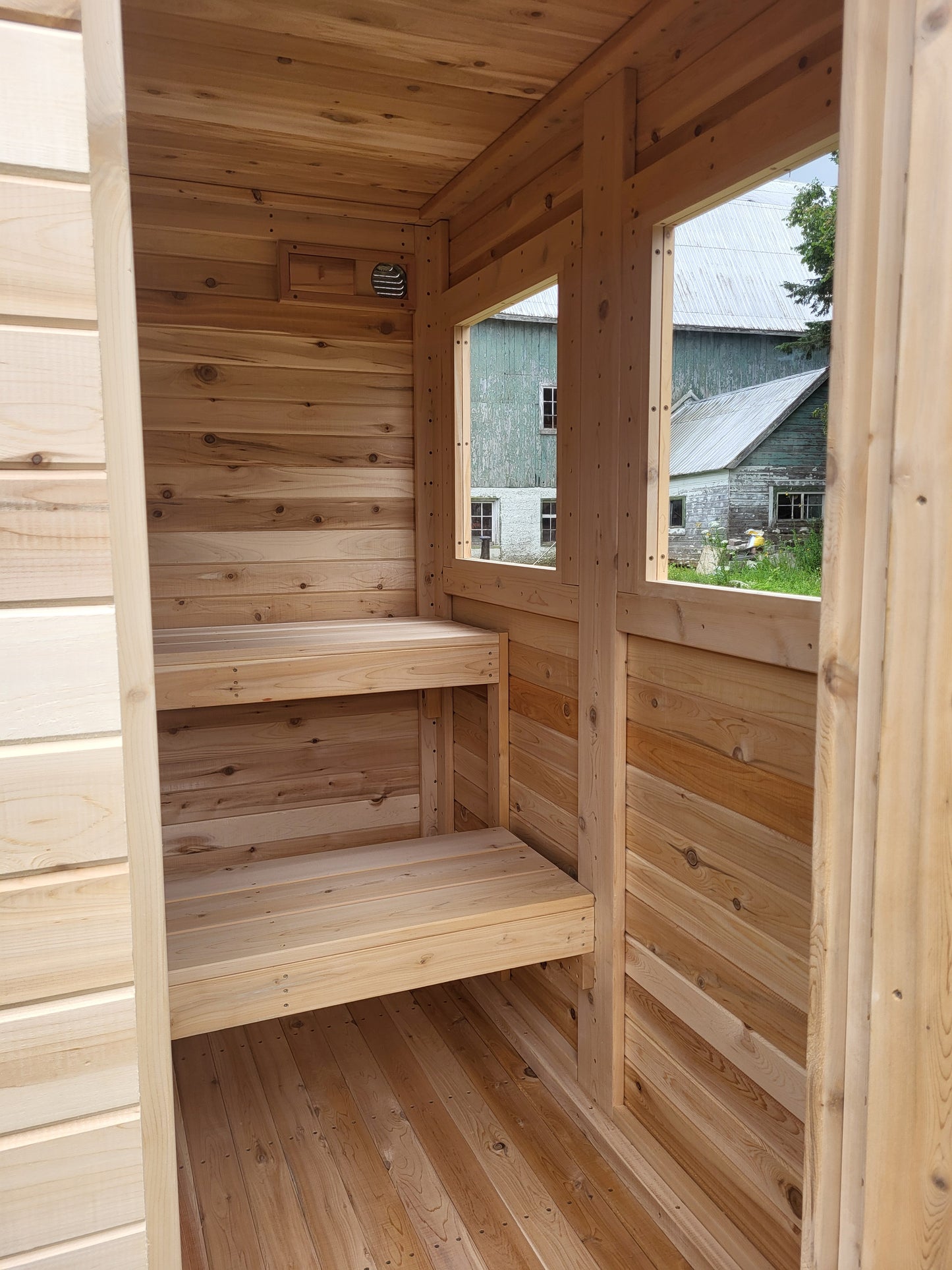 4' x 6' outdoor sauna kit