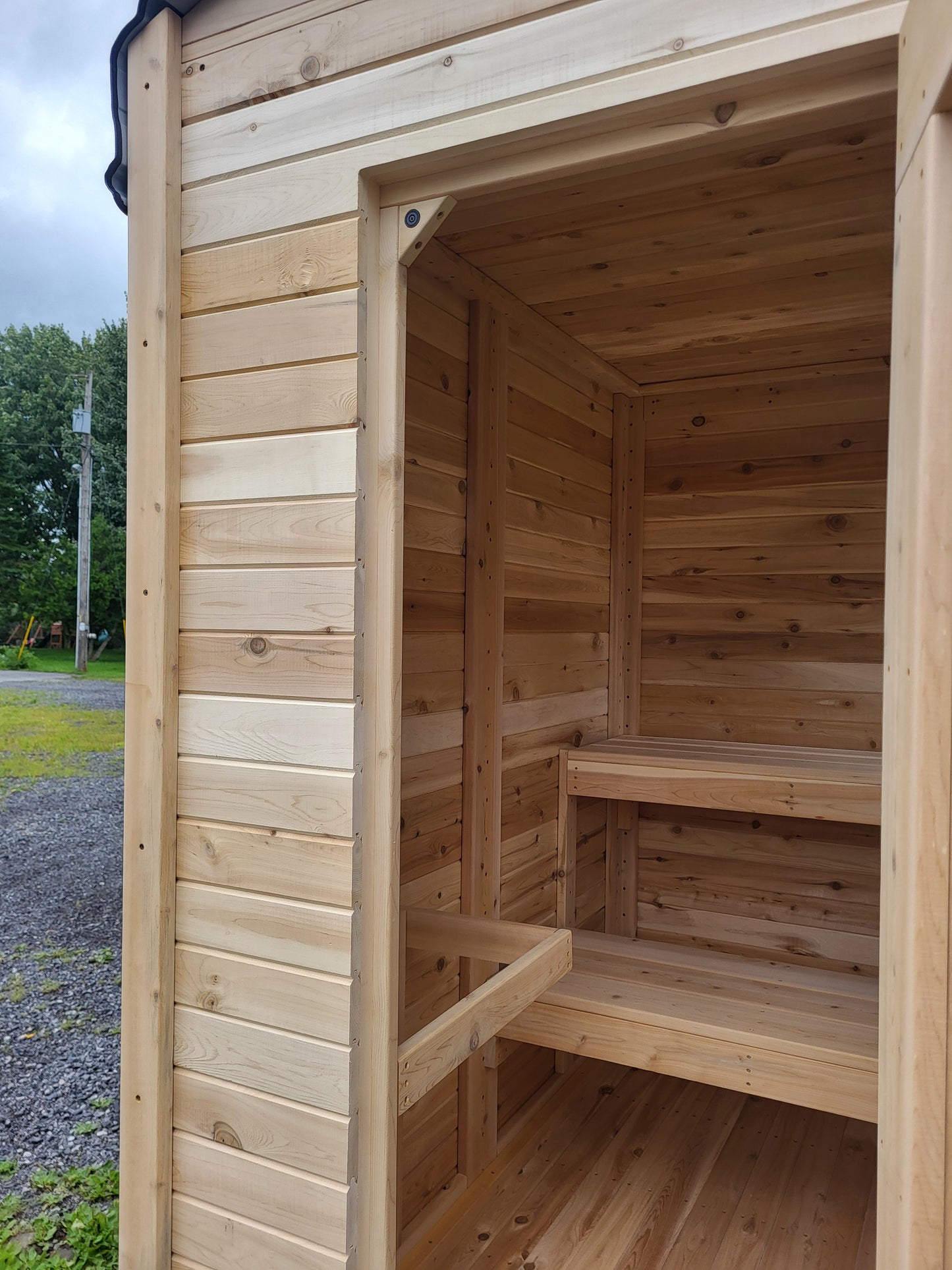 4' x 6' outdoor sauna kit