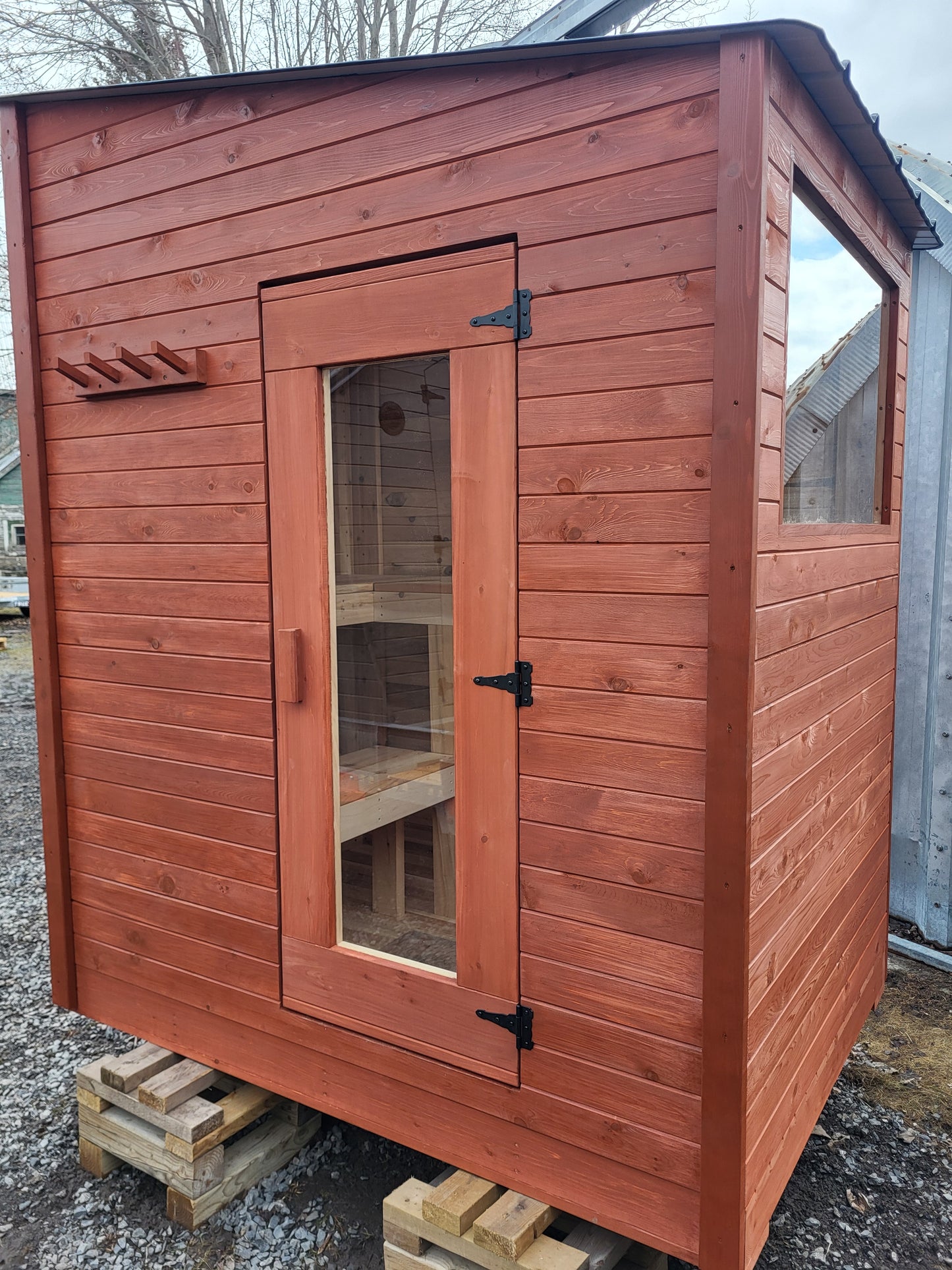 4' x 6' outdoor sauna kit