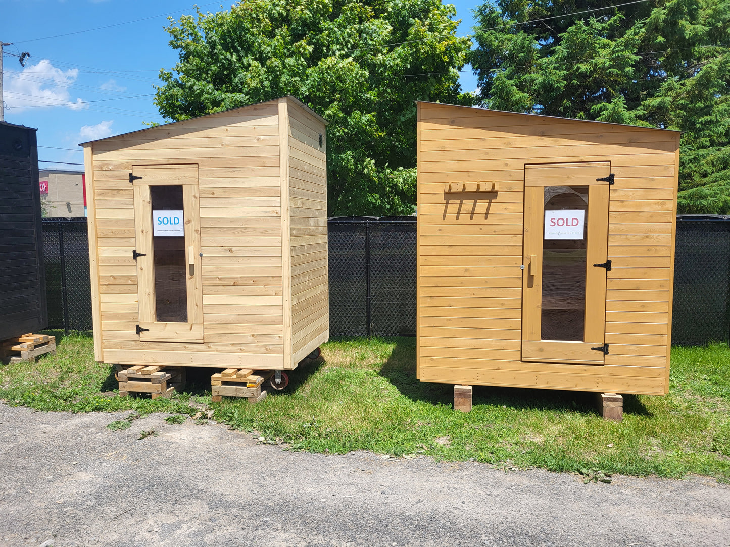 4' x 6' outdoor sauna kit