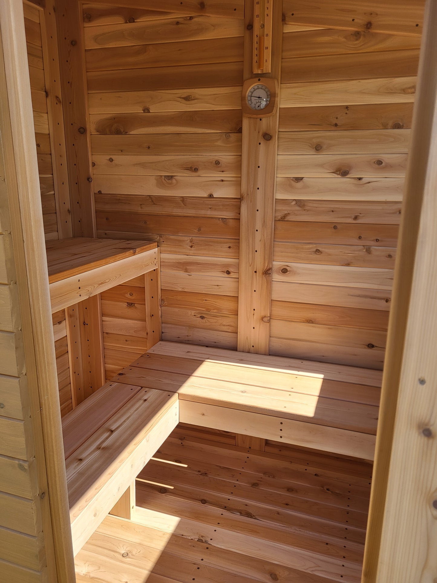 4' x 6' outdoor sauna kit