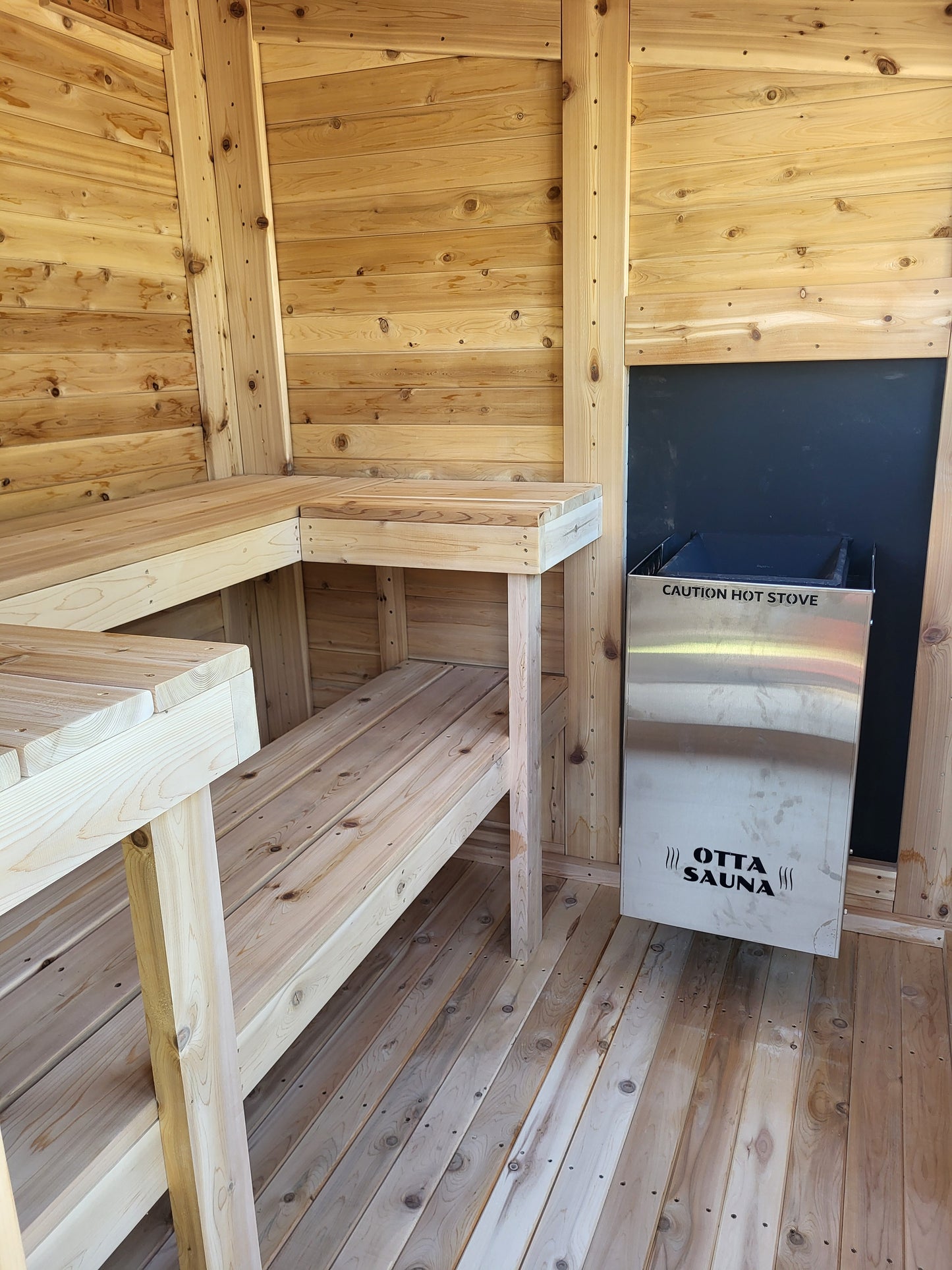 6' x 6' sauna kit