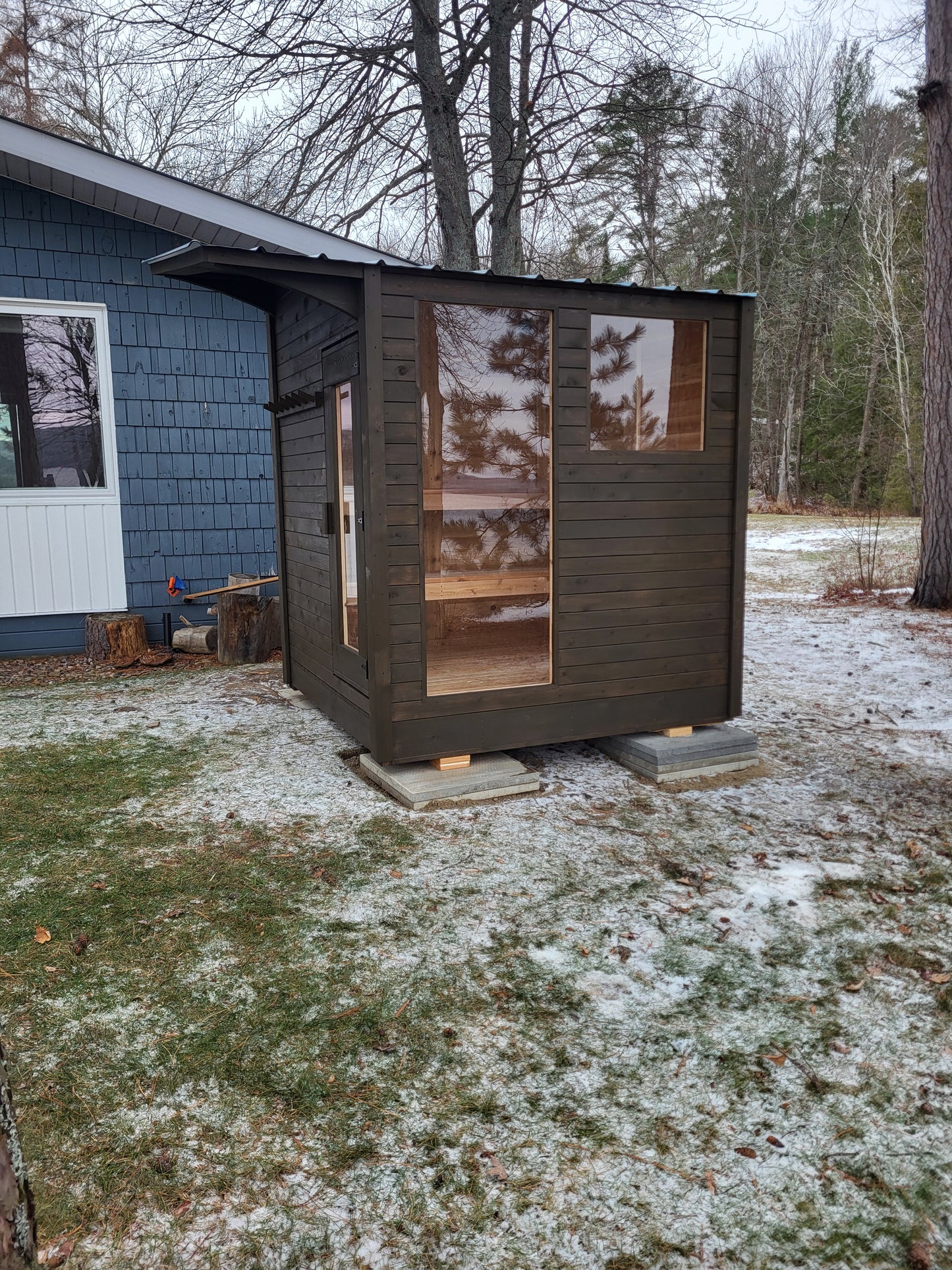 6' x 6' Finnish Cabin Sauna