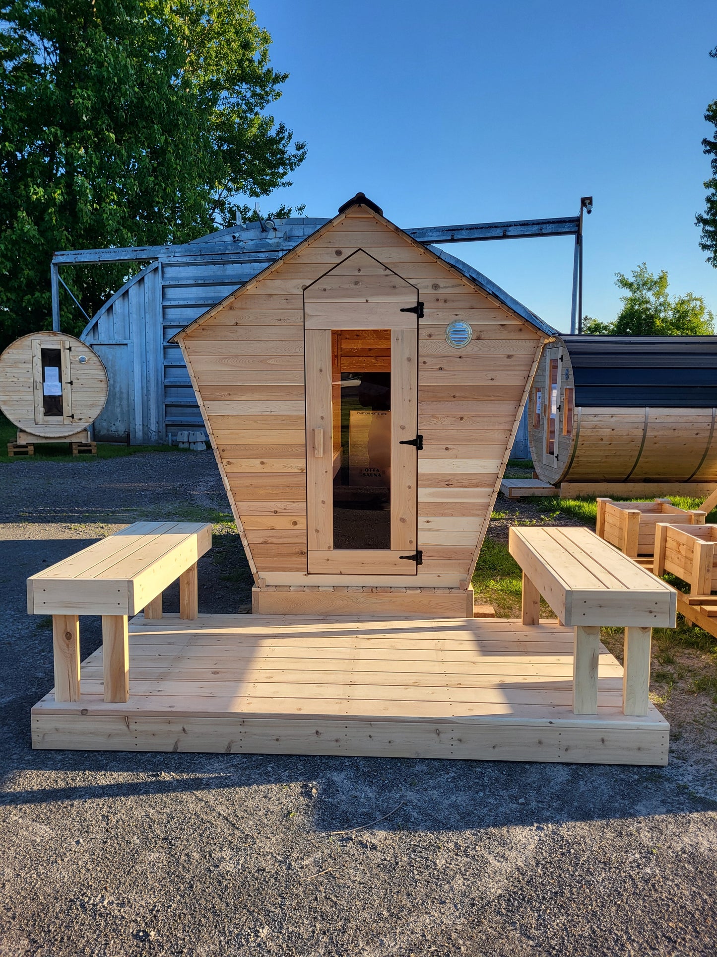 10' birdhouse sauna