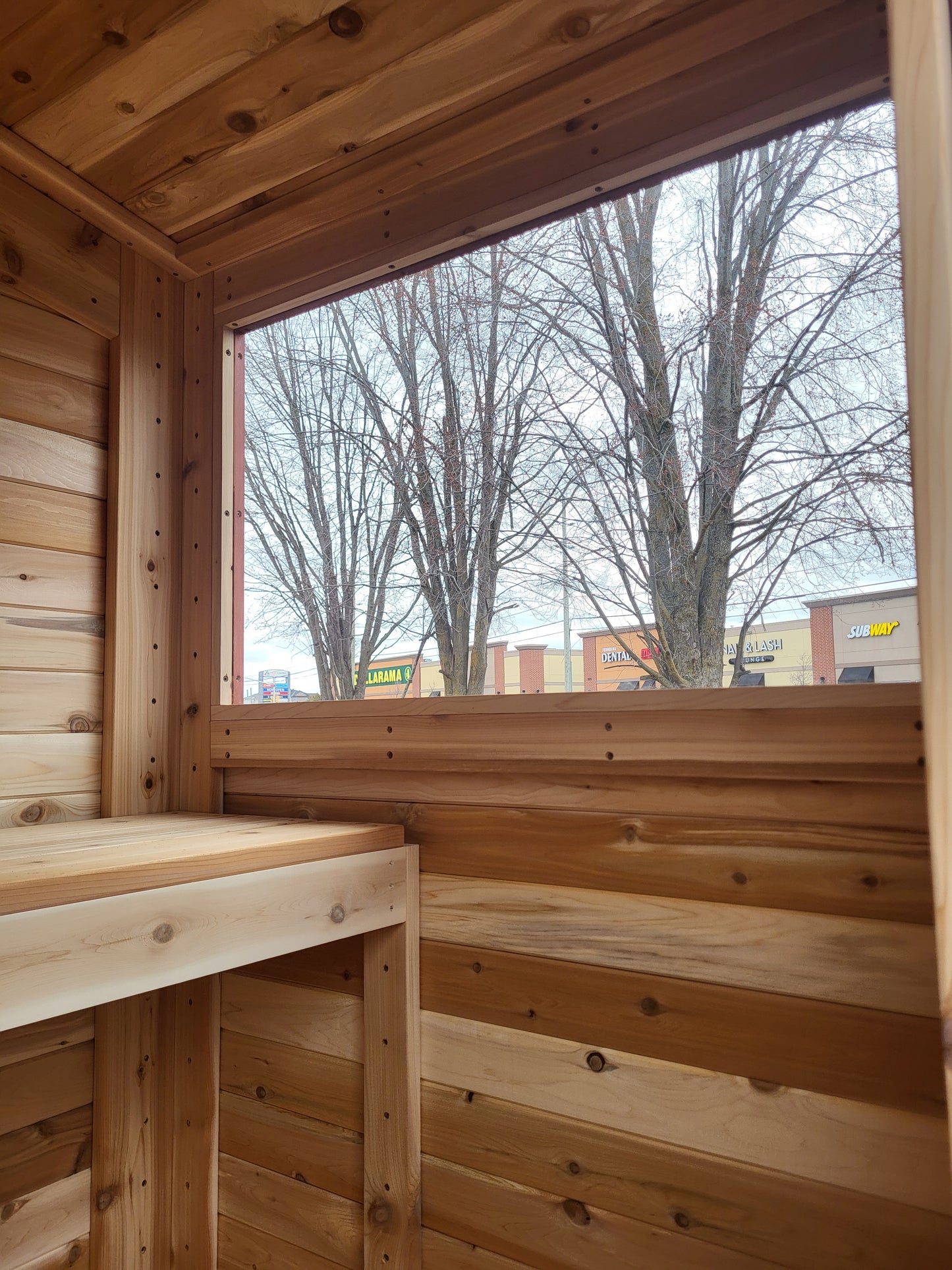 4' x 6' outdoor sauna kit