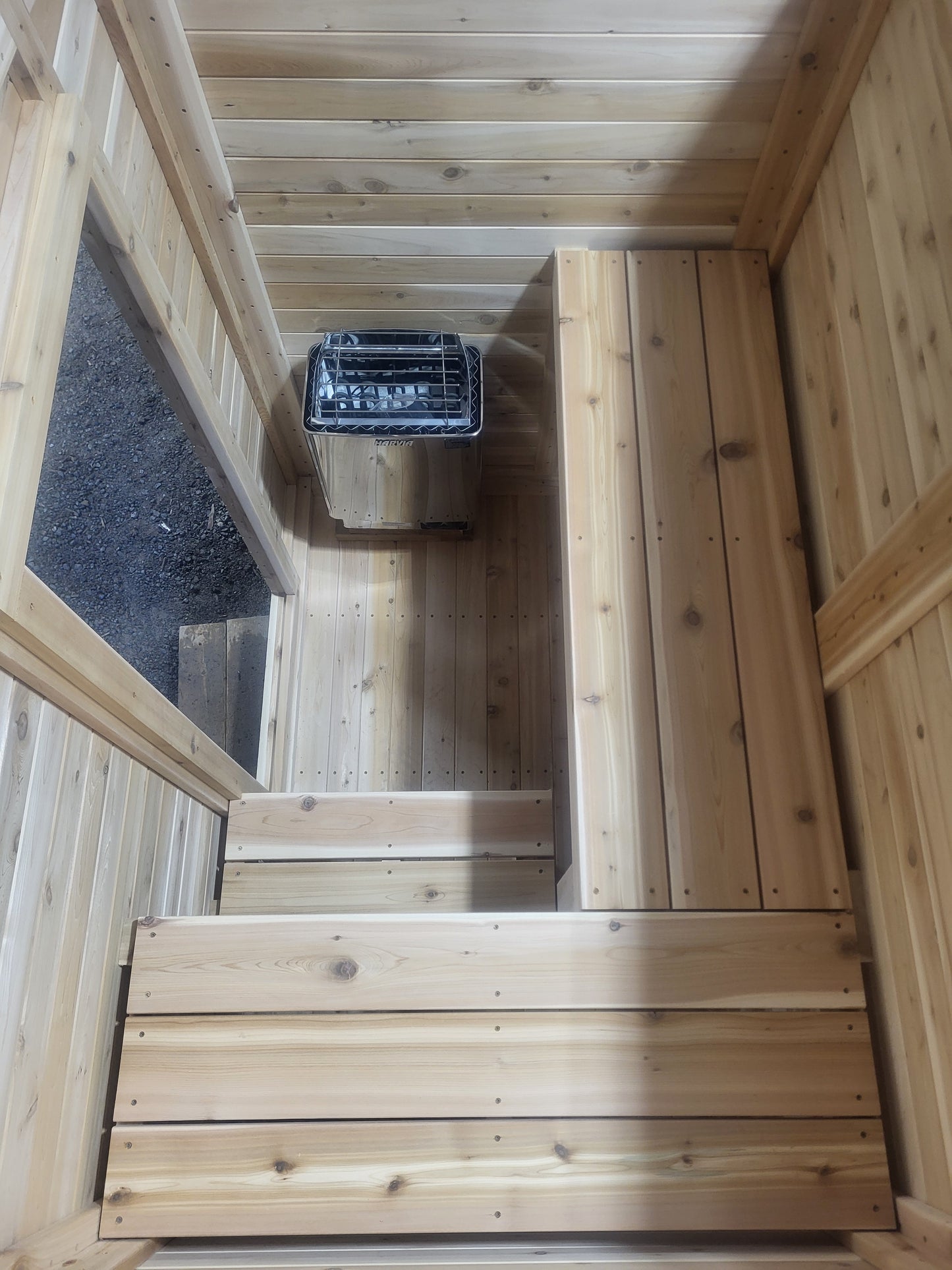 4' x 6' outdoor sauna kit