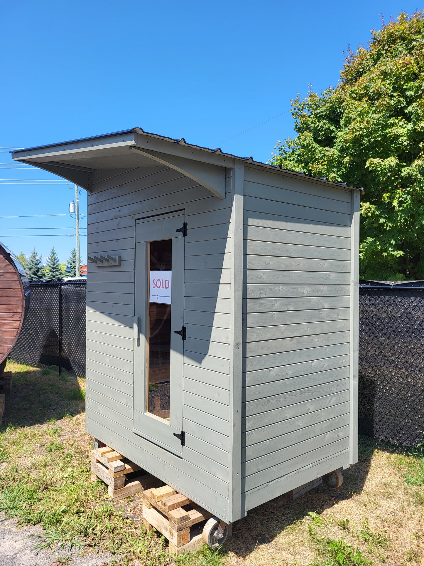 4' x 6' outdoor sauna kit