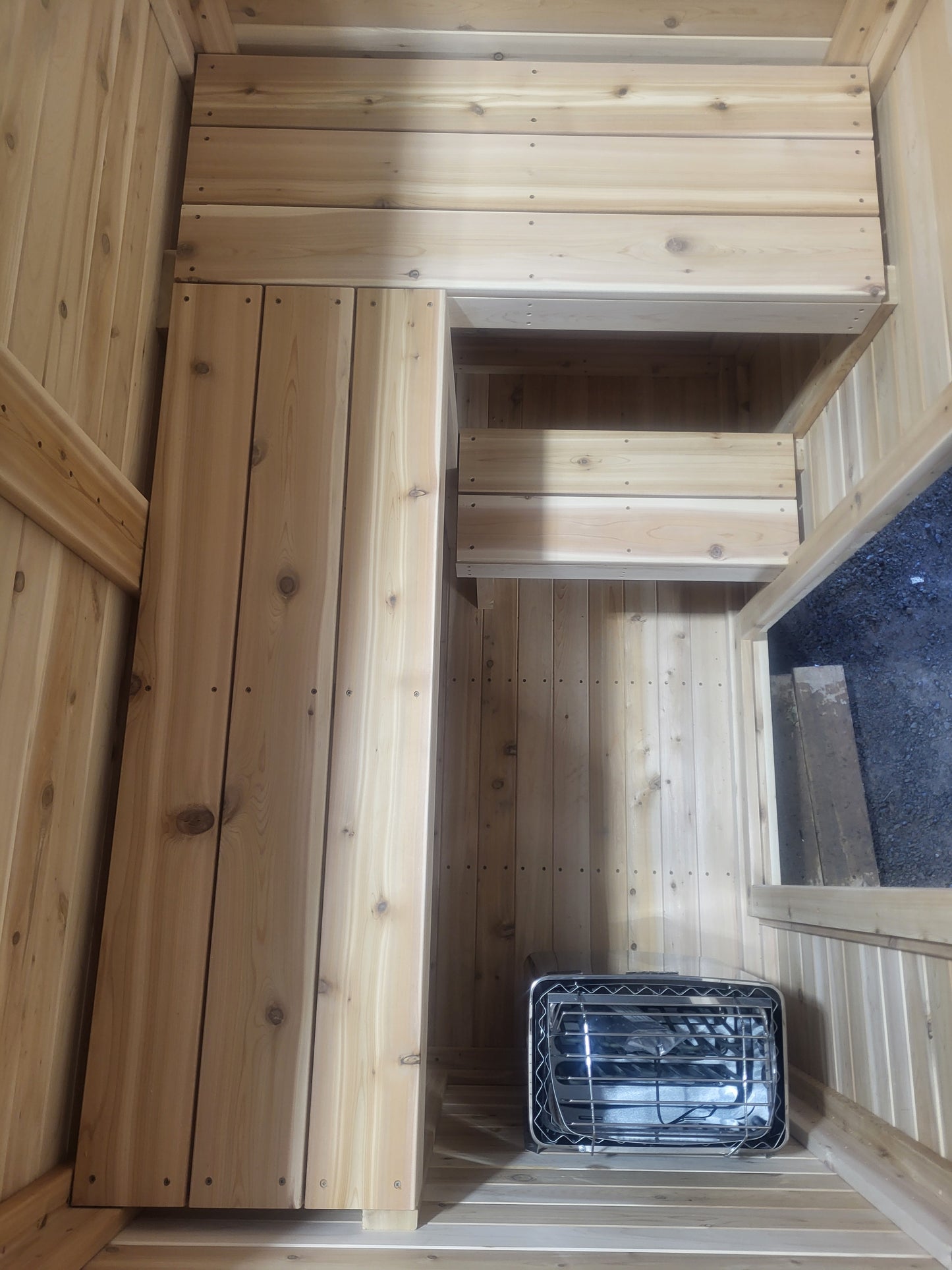 4' x 6' outdoor sauna kit