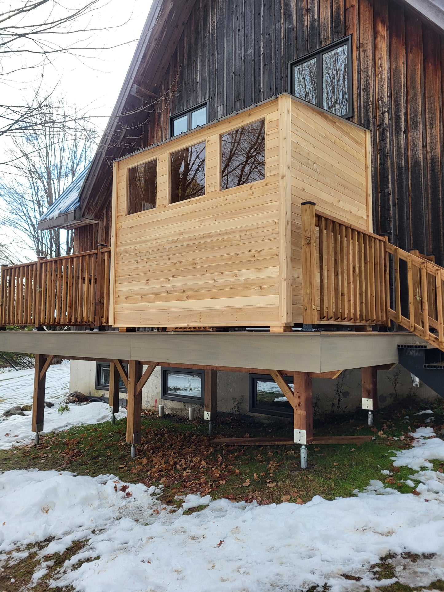 6x8 Finnish Cabin Sauna