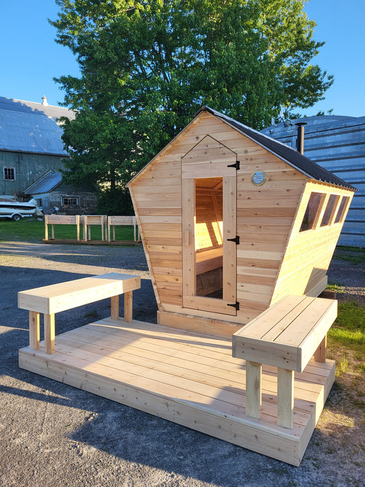 10' birdhouse sauna