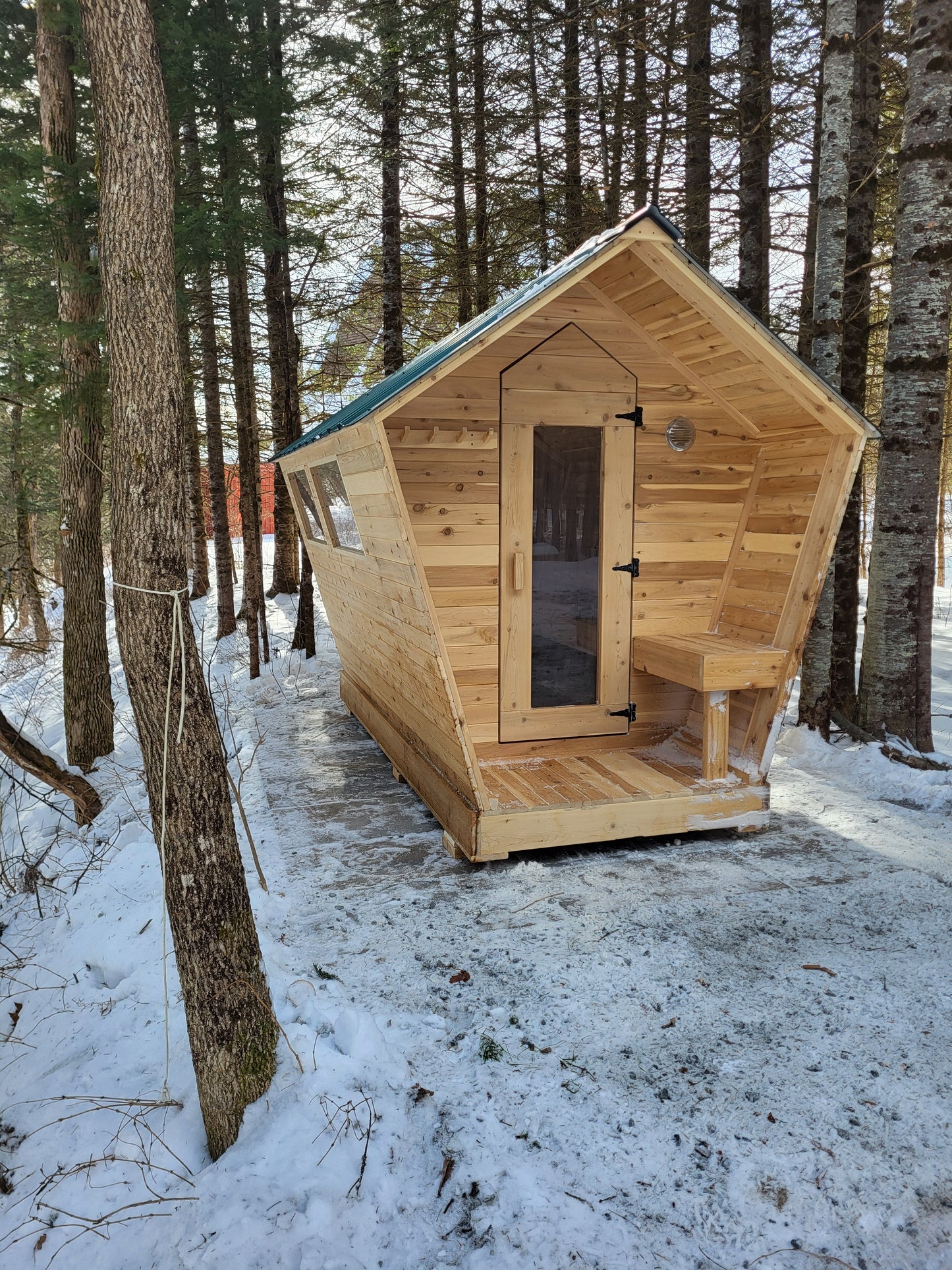 10' birdhouse sauna