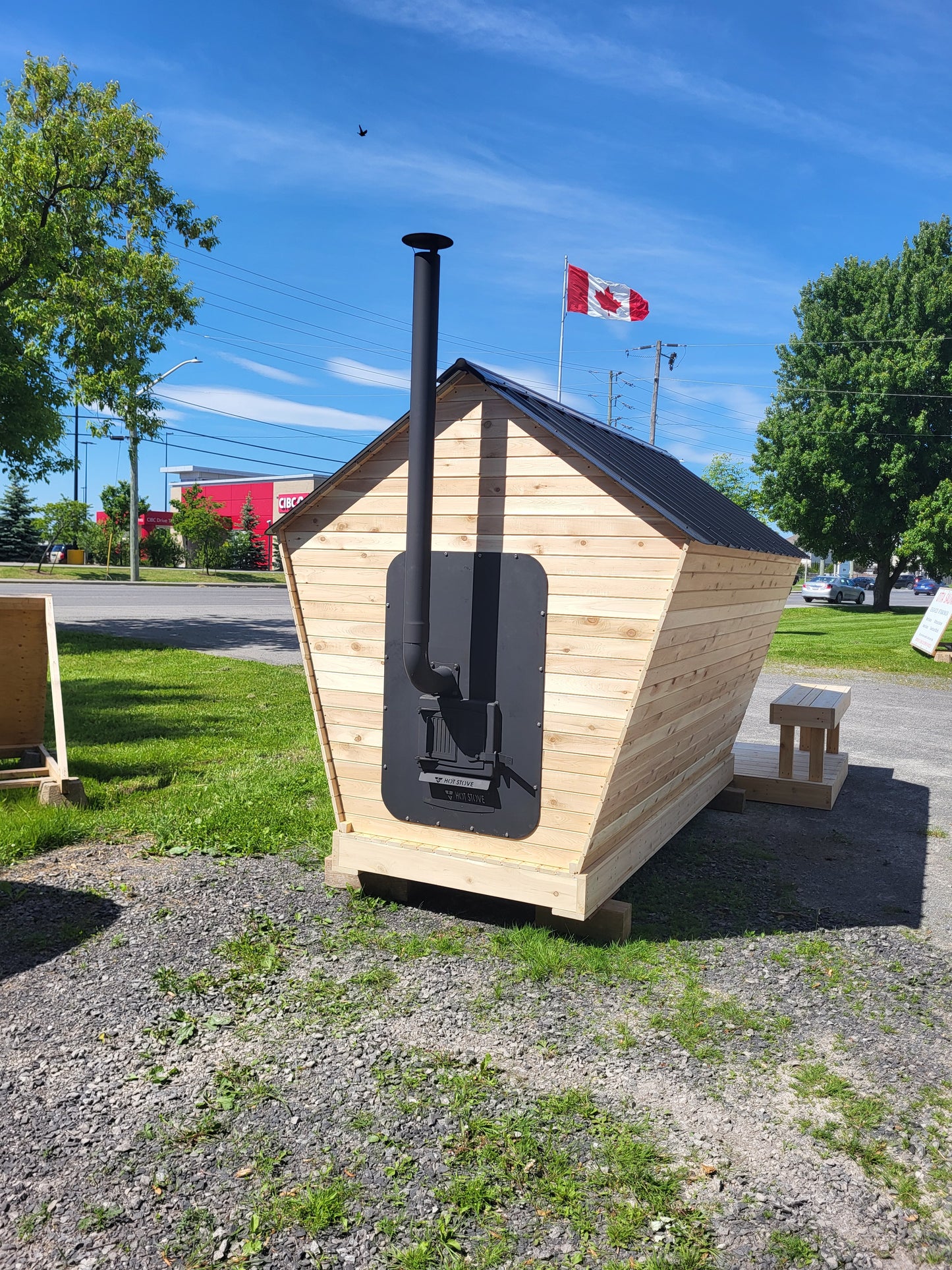 10' birdhouse sauna